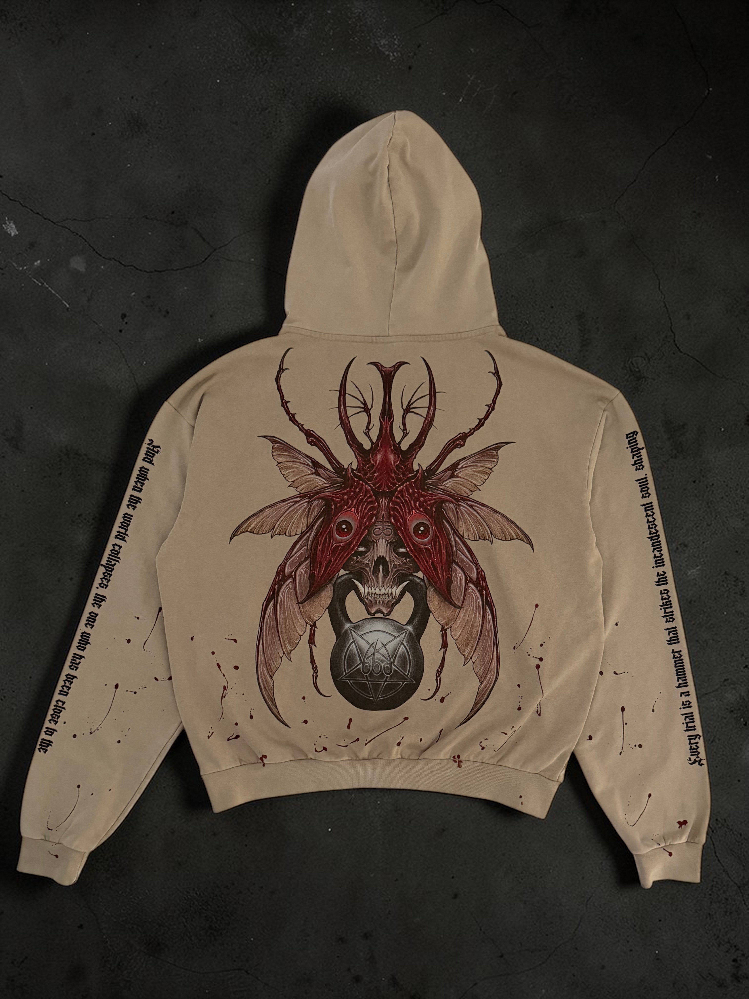 Infernal Strength - Oversized Hoodie Premium | OverPower Strength Wear