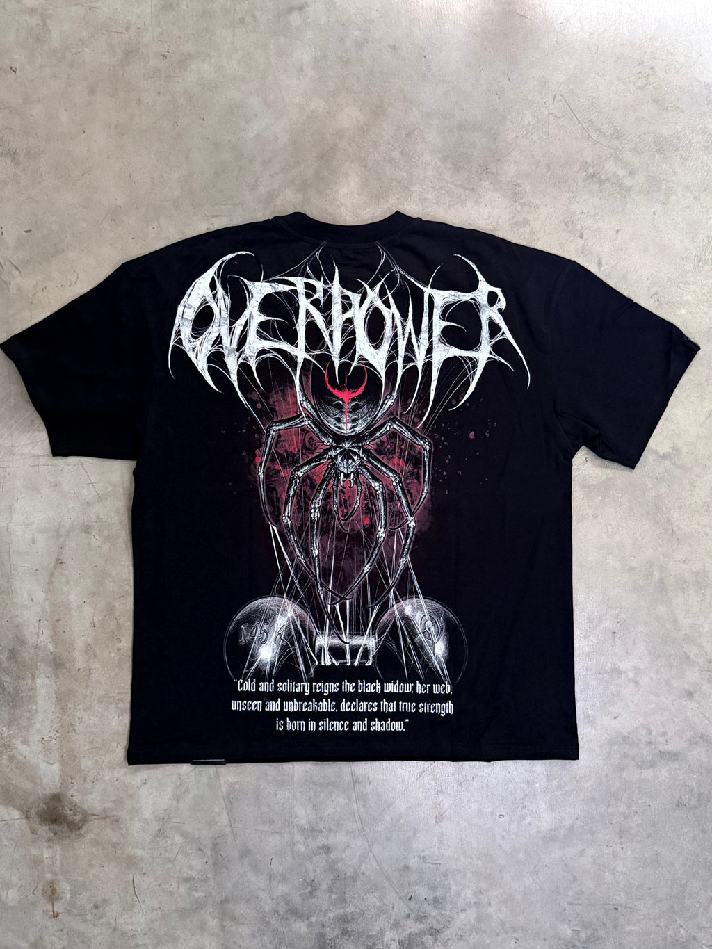Black Widow — Oversized Tee