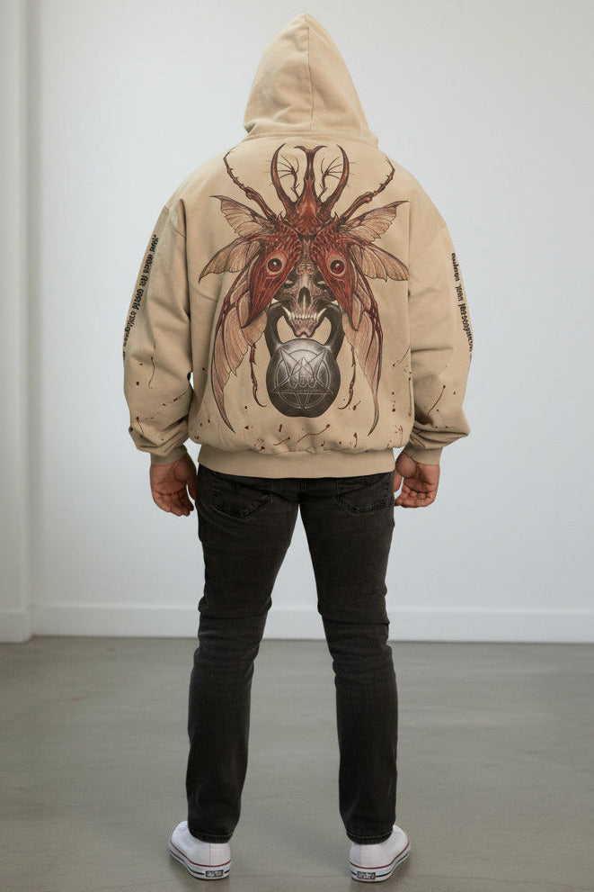 Infernal Strength - Oversized Hoodie Premium | OverPower Strength Wear